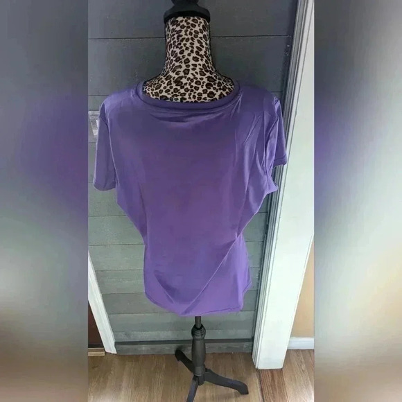 Short Sleeve Women's  T-Shirt SPF 50+ Sun Protection Quick Dry Purple XL (EUC) - Picture 9 of 12
